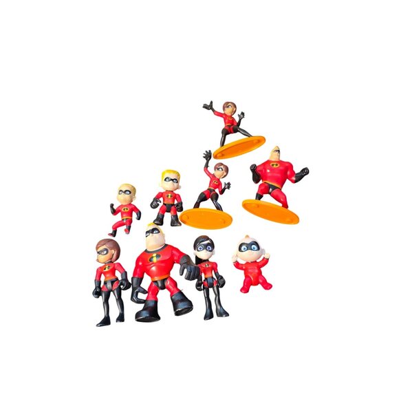 Disney Pixar The Incredibles Action Figure set - Picture 8 of 10